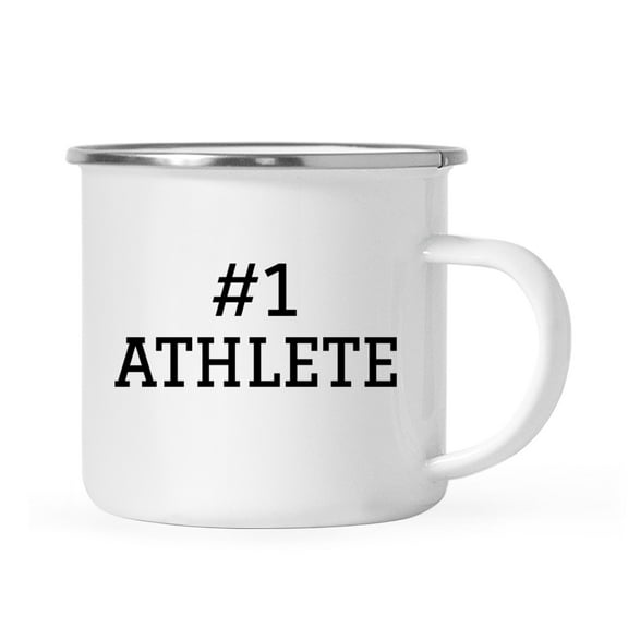 Koyal Wholesale Campfire Coffee Mug Thank You Gift, #1 Athlete, Set of 1