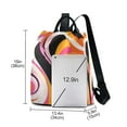 thumbnail image 3 of FORMRS Women's Travel Backpack Purse Anti-theft Hidden Pockets Casual Shoulder Bag, Swirling Circles, 3 of 7