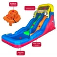thumbnail image 2 of Banzai Double Drop Raceway 2 Lane Inflatable Outdoor Backyard Water Slide, 2 of 12