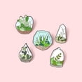 thumbnail image 4 of 5 Unids / Set Novedad Broche Alfileres Suéter Chal Clips Cárdigan Planta Estilo En Hugo Novedad broche Safty Pin, 4 of 8
