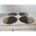 thumbnail image 2 of Circular Wavy Resin Epoxy Coasters Set of 4 Hand made, 2 of 2