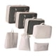thumbnail image 1 of 7 Uds. de cubos de embalaje para maletas, cubos de viaje, bolsa de ropa interior, organizadores de embalaje resistentes al agua, bolsas de viaje para Beige, 1 of 9