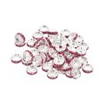 thumbnail image 1 of Unique Bargains 8mm Spacer Beads, 100pcs Bead Spacers Rhinestone Round Bulk Beads for Jewelry Making, Pink, 1 of 5
