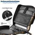 thumbnail image 4 of FORMRS Zipper Binder with Shoulder Strap 2-inch Ring 500 Sheet Capacity File Bag, Floral Lines, 4 of 5