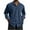 Navy, variant on HAiming Mens Shirt Button down Lapel Collar Casual Long Sleeve Solid Color Soft Tops Lightweight Fashion Clothes