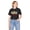 Dark Grey Heather, variant on Softball Retro Mama Rocker Sports Checkerboard Shirt