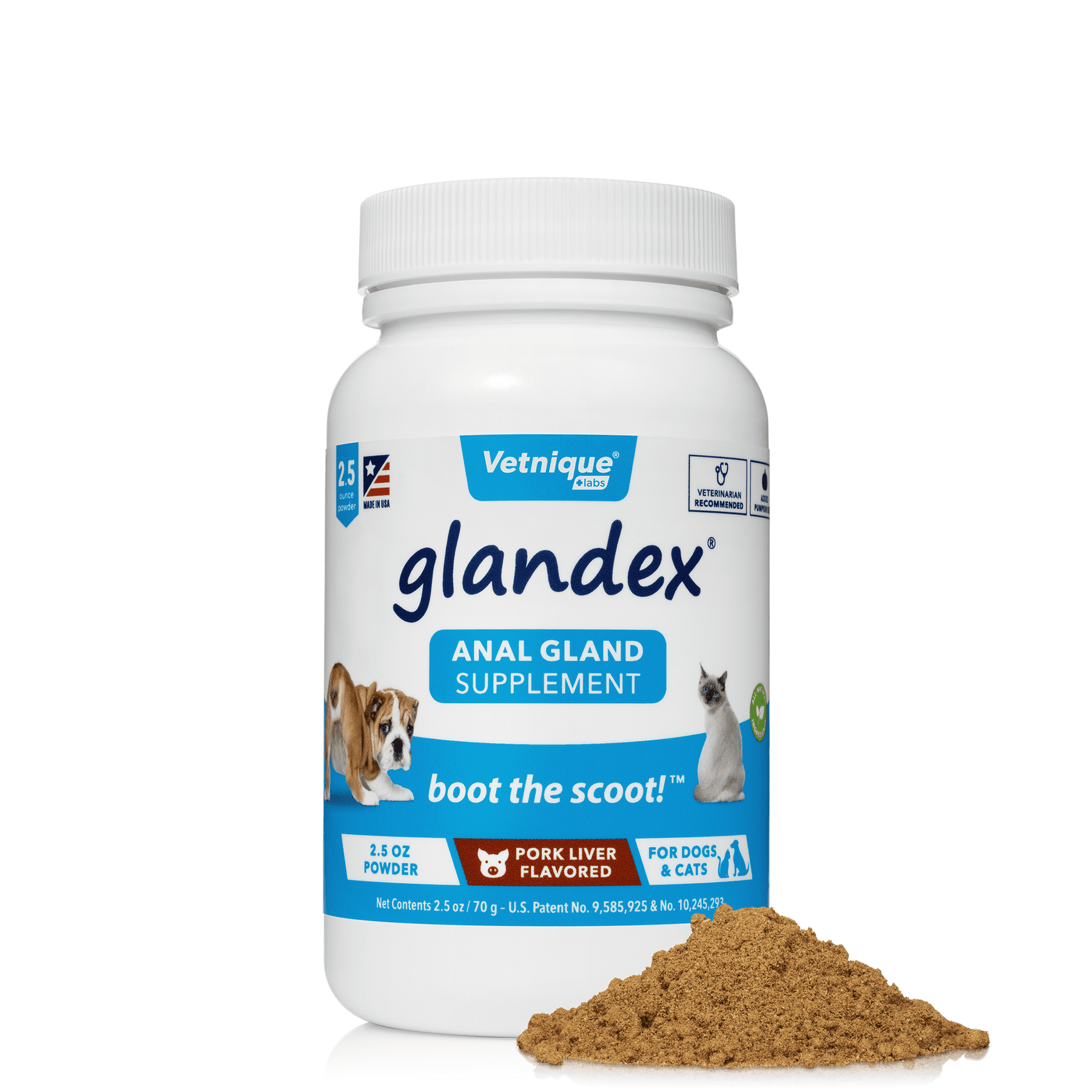 Glandex Dog & Cat Anal Gland Sac Fiber Supplement Pork Liver Powder