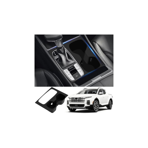 Portavasos + Cubierta del Panel de la Palanca de Cambios para Hyundai Santa Cruz