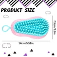 thumbnail image 3 of Head Massager Head Cleaner Scalp Massage Comb,Hair Scalp Scrubber Massager Brush,Head Exfoliator Shower Shampoo Comb,Shower Head Scrubber,Plastic Scalp Brush for Hair Growth & Dandruff Removal,Pink, 3 of 4