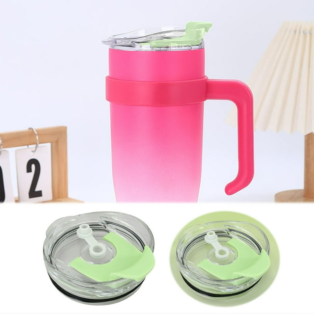 1 Pack Replacement Lids For 40 Oz Tumblers Compatible With And Others. Drinking Options: Directly Or Use A Straw Through The Flip Open Lid Silicone Freezer Bags Reusable Slider Reusable Bread Bags