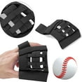 thumbnail image 4 of BLEEUS Mini Baseball Training Glove Two Finger Web Glove For Teens Adults (Black) Sporting Supplies (Black), 4 of 9