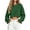 *Green, variant on ClodeEU Women's Crew Neck Long Sleeve Cropped Drop Shoulder Sweatshirt,Casual Loose Crop Pullover Top Black,Women's Plus L