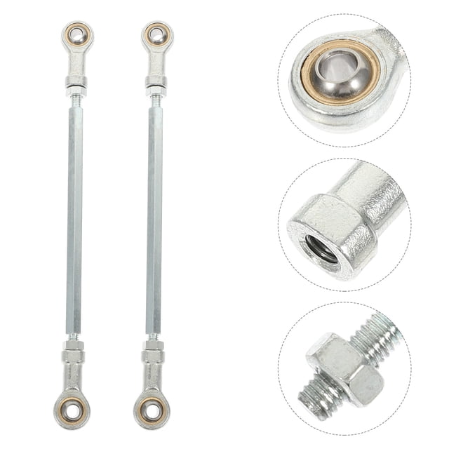 BRIGHTFUFU 2pcs Steering Tie Rod Assembly Kit Tie Rods For Motorcycle Enhances Performance And Control Easy Installation