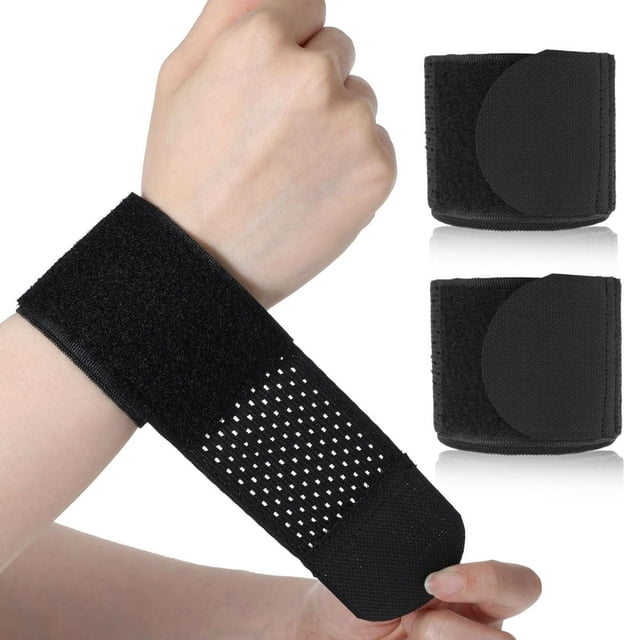 HLONK Attelle de Poignet Élastique Réglable Compression Gants pour Tendinite Arthritique Soulagement de la Douleur du Poignet de Nuit Attelle de Main Réutilisable Attelles de Poignet Femmes Hommes Chirurgie Repos Thérapie Sports