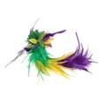 thumbnail image 4 of Unique Bargains 1 Pc Headband Three Colors Feathers Hair Accessories for Women Green Yellow, 4 of 5