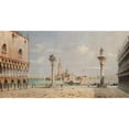 thumbnail image 2 of Marco Grubas 14x9 Gold Ornate Wood Frame and Double Matted Museum Art Print Titled - Venice, Piazzetta San Marco and Isola San Giorgio, 2 of 4