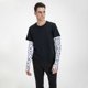 thumbnail image 4 of Balery Dark Blue Snowflakes Mangas Refrescantes para Brazos para Hombre y Mujer – Transpirables y Absorbentes de Humedad para Mujeres, Hombres y Niños, 4 of 7