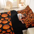 thumbnail image 5 of Erosebridal Basketball Sport Theme 7pcs Bedding Comforter Set,Boys Ball Games Queen Bedding Sets For Kids,Reversible black, 5 of 7