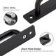 thumbnail image 5 of 2pcs Warehouse door handle, black cabinet handle, zinc alloy door handle, with sliding closet door handle handle board, 5 of 5