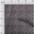 thumbnail image 1 of oneOone Cotton Flex Fabric Floral & Geometric Ethnic Print Sewing Fabric BTY 40 Inch Wide, 1 of 4