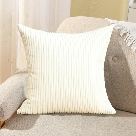 Soft Weave Pillowcases Standard Size Breathable Skin-Friendly Pillow Shams Decorative Weave Pillow Case Covers