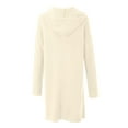 thumbnail image 3 of Aayomet Cardigan Sweaters For Women Lightweight Womens Long Sleeve Cardigans Lightweight Ribbed Neckline Soft Knit Cardigan Sweater with Buttons,Beige L, 3 of 4