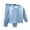 Blue, variant on BFHHYA Kids Boys Girls (0-13Y) Thermal Set Long Sleeve Top & Bottom Fleece Lined Long Johns Base Layer Underwear for Fall/Winter Bedtime Sleep