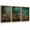 Dark Florals-Framed-16L" x 12W", variant on Boho Colorful Landscape Wall Art Set Of 3 Vintwildflower Mountain Canvas Decortings Rustic Flpictures Prints For Living Room Bedr