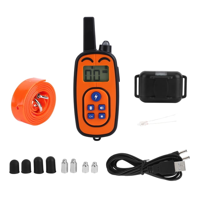 Collar de entrenamiento con Control remoto para perros, Collar de entrenamiento para perros, Collar de entrenamiento recargable impermeable, Collar antiladridos, estética elegante