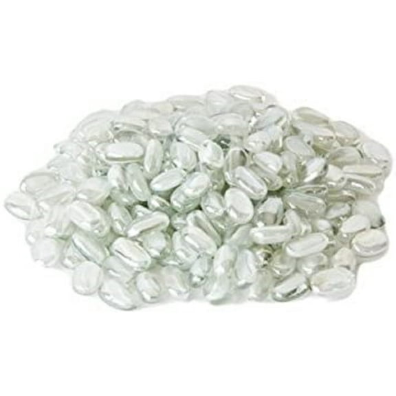 Hosley White Opaque Glass Vase Filler – 500g Decorative Floral Beads for Vases, Candle Holders, Wedding Centerpieces, Parties & Home Décor Arrangements