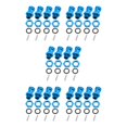 thumbnail image 2 of relayinert 4Pcs 17mm Wheel Hub Adapter Conversion Extension Seamless Fitment Blue 31mm 5Set, 2 of 6