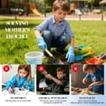 thumbnail image 6 of Greenpod Kids Disposable Gloves for 3-8 Years, 5Mil Blue Nitrile Gloves with Latex-Free and Powder-Free, Durable and Protective for Work, Cleaning, Cooking, Gardening (XS,100PCS), 6 of 7