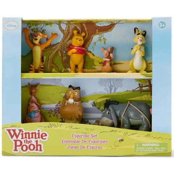 Winnie the Pooh 7-Piece PVC Figure Deluxe Play Set