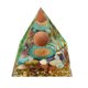 thumbnail image 1 of Pirámide de orgonita inspiradora para el éxito, antiestrés, calma, crecimiento, fuerza, cristal curativo, pirámide de piedras preciosas, 1 of 6
