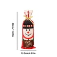 thumbnail image 2 of Hot6sl Ofertas de La Semana Decoraciones Navideñas Fundas para Botellas de Vino Tinto Bolsas para Botellas de Vino Artículos para Mesa Del Comedor Artículos de Decoración Del Hogar, 2 of 7