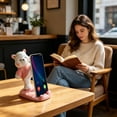 thumbnail image 4 of Virelaxpo Resin Phone Stand with Bear for Desk Home Office Video Calls and Entertainment Hands-Free Holder Decorative Ornament, 4 of 9