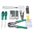 thumbnail image 1 of Juego de reparación de cable probador, engarzador y de cables, conector, de destornildor Soledad Kits de reparación de red, 1 of 10