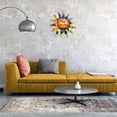 thumbnail image 7 of Metal Wall Art - 127 Inch Sun Design Hanging Décor for Home and Garden - Unique Indoor Outdoor Decoration Metal Art Piece Elegant Wall, 7 of 7