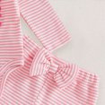 thumbnail image 7 of NOLDARES Infant Newborn Baby Girl Fall Winter Clothes Outfits Ruffled Long Sleeve Romper Pants Set Headband Toddler Clothing 3Pcs(Red,12-18 M), 7 of 7