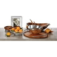 thumbnail image 4 of Nambe Braid Wood Condiment Server, Silver, 4 of 4
