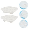 thumbnail image 4 of Miangastore 2Pcs Baking Pan Conch Baking Dish Snail Dish Practical Barbecue Pan (White), 4 of 8