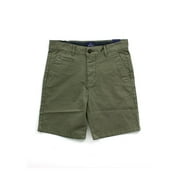 Boy's Twill Shorts with Rolled Cuff