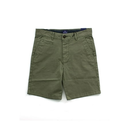 Boy's Twill Shorts with Rolled Cuff