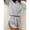 Light Ashy, variant on Endives Womens Pajama Sets Side Split Short Sets Cute Striped Crop Top and Short 2 Piece Comfy Loungewear Summer Matching Sets Women Clothing