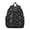 Sun and Crystal, variant on Moth and Skeleton Gothic Pattern Backpack for School, Cute School Bag with Adjustable Shoulder Straps and Padded Back, 13.8"x11.4"x6"