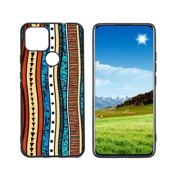 Abstract-pattern-1 Phone Case, Degined for Google Pixel 5A 5G Case Men Women, Flexible Silicone Shockproof Case for Google Pixel 5A 5G