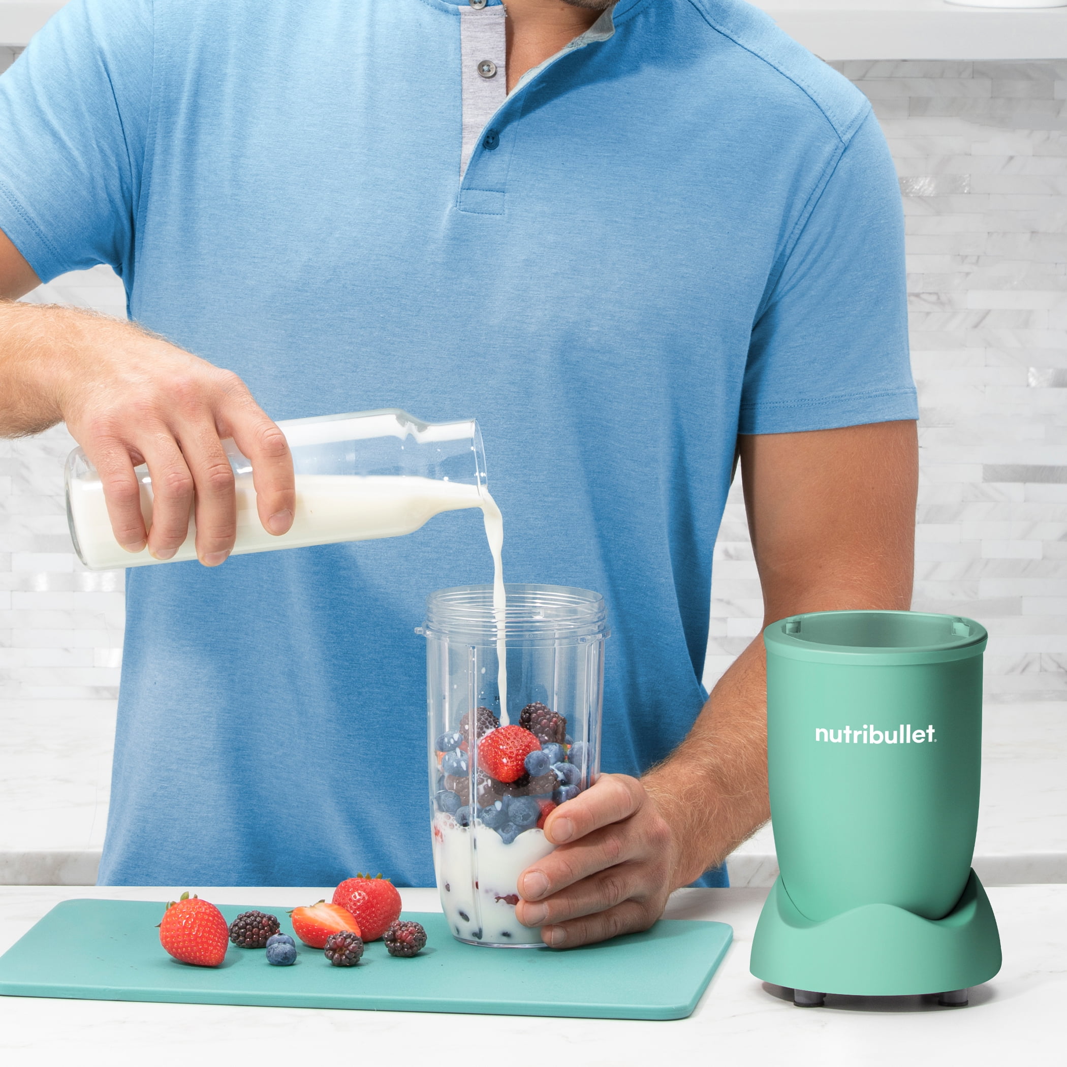 Nutribullet NB9-1301AMG Pro Single Serve Blender (900W) All Matte Mint Green