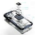thumbnail image 6 of TECH CIRCLE iPhone 14 Pro Case 6.1" 2022 - Clear Back Case with Kickstand, Black, 6 of 11