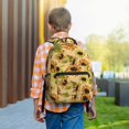 thumbnail image 5 of Uemuo Sunflowers Printed Student Durable Water-resistant Backpack,Travel Backpack,Outdoor Activities Backpack, Laptop Backpack, Multi-compartment Backpack, 5 of 5