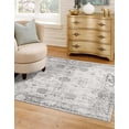 thumbnail image 3 of Rugs.com Monte Carlo Collection Rug – 8' Square Gray Medium Rug Perfect For Living Rooms, Kitchens, Entryways, 3 of 9